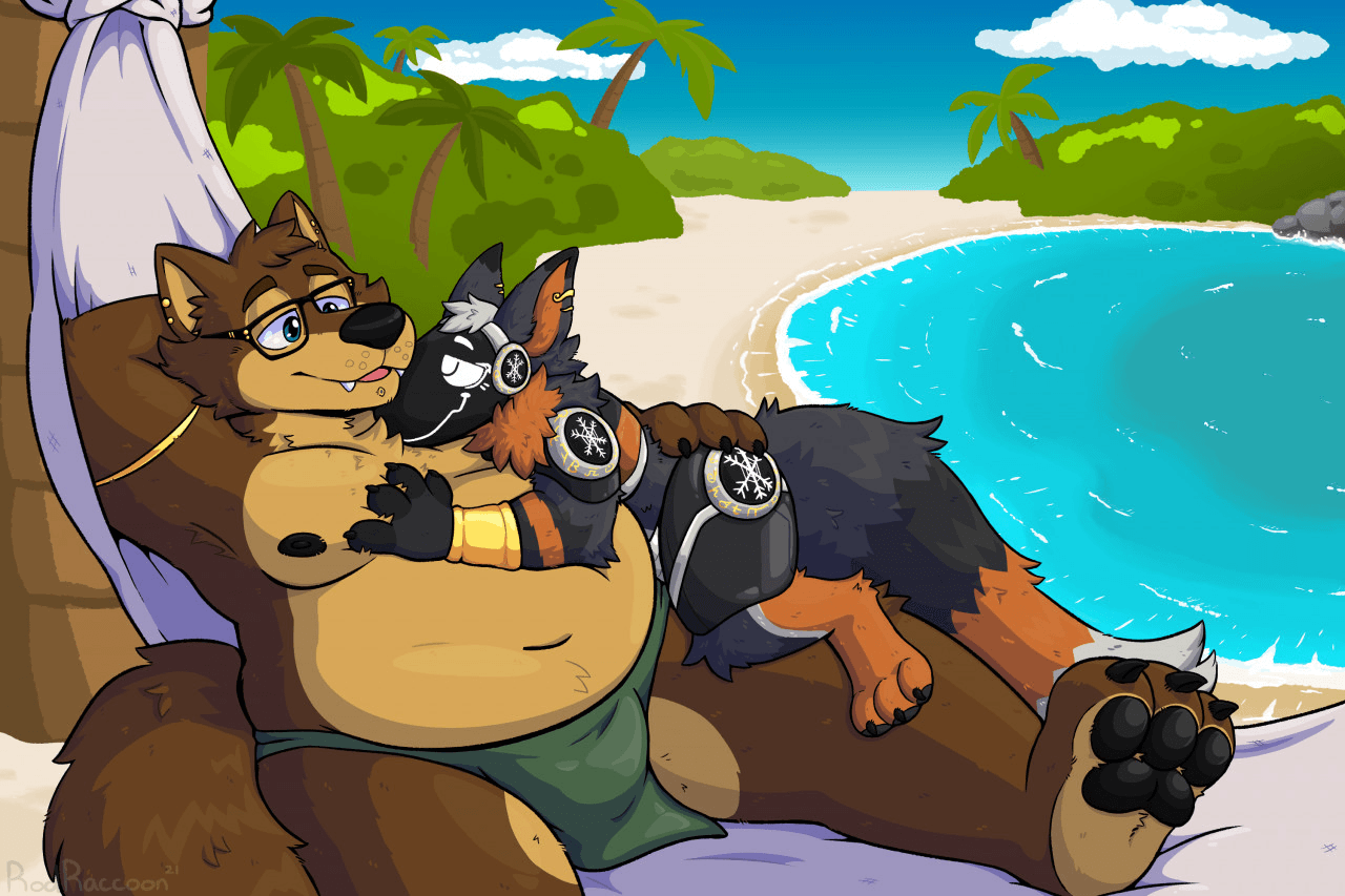 Moka and Chocolate on Adastran Beach Vacation